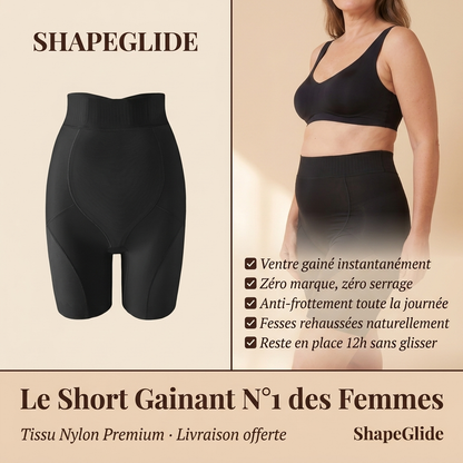 Le Short Parfait — Gainant & Anti-Frottement Signature ShapeGlide