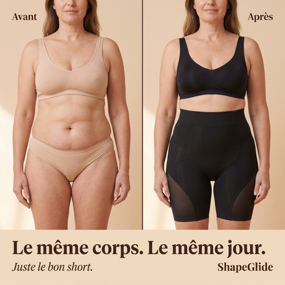 Le Short Parfait — Gainant & Anti-Frottement Signature ShapeGlide